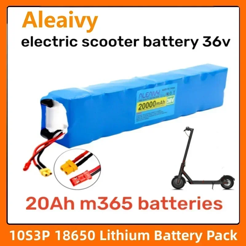 

36V Battery Pack 20Ah 18650 Lithium Battery 10s3p 20000mAh 250w-500w Same Door 42V Electric Scooter M365 Power Battery