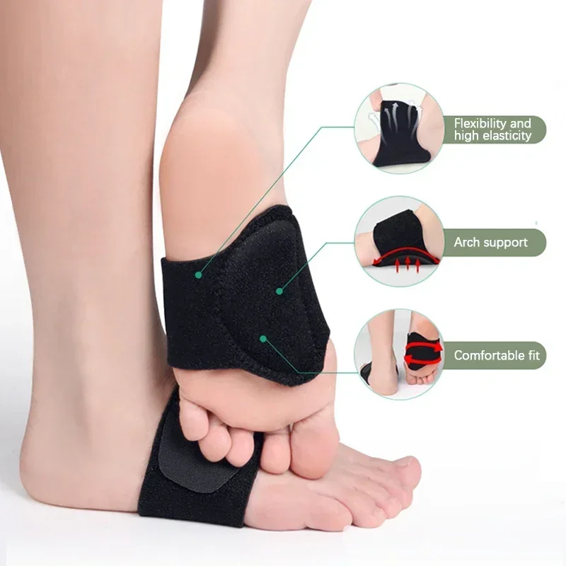 1Pair Arch Pad Support for Flat Foot Correction High Arch Cushioning Plantar Fasciitis Pain Relief Foot Pads Orthopedic Insole arch support brace plantar fascia brace arch support sleeve foot pad