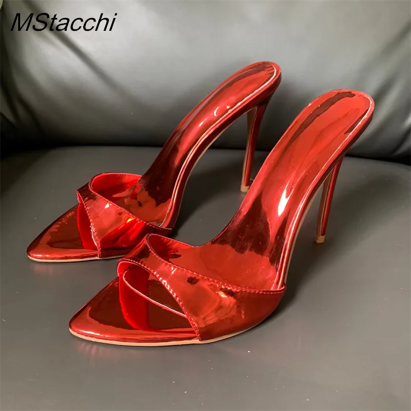 ตัวเลือกสินค้า รองเท้าแตะเซ็กซี่ Peep Toe สีผสม งานปาร์ตี้