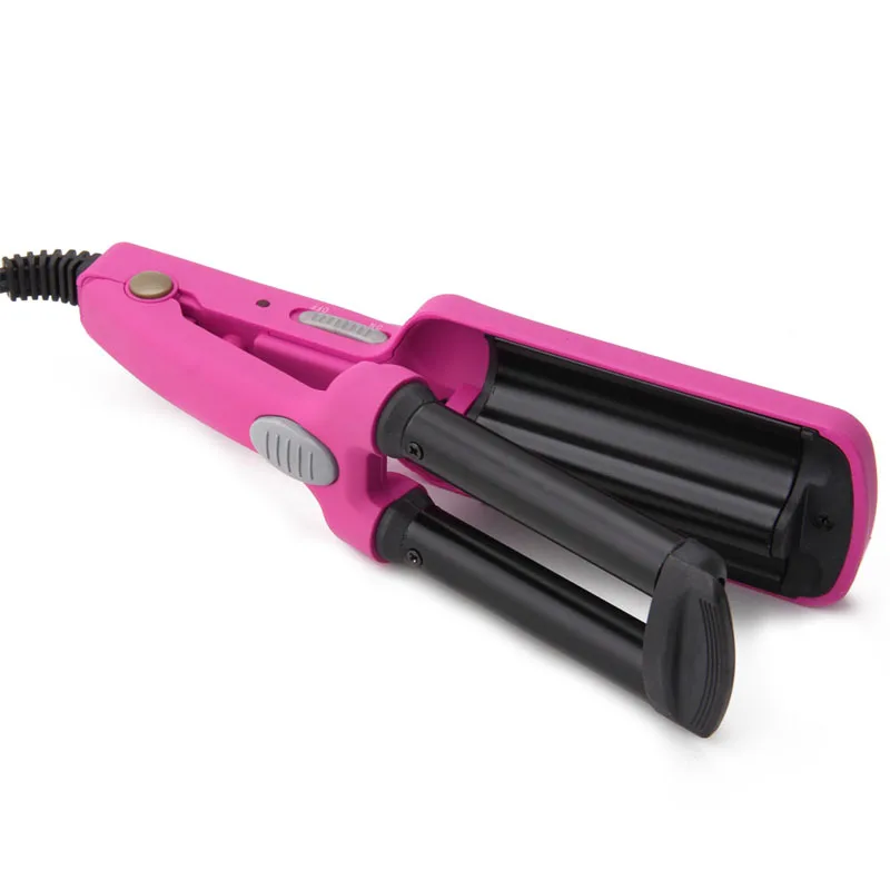 Ceramic Hair Crimper Curler Curling Iron Tong Waving Wand Roller Salon