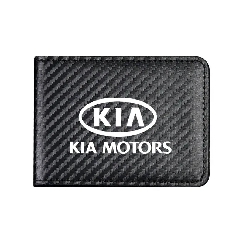 Sleek Car-Themed Slim Credit Card Holder Wallet with Money Clip