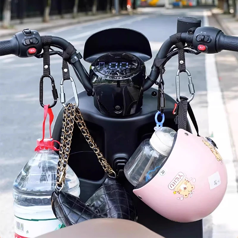 1/4pcs Universal Motorcycle Bicycle Front Hook Aluminum Alloy Handlebar Hooks Multifunctional Baby Cart Electric Scooter Hook