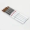 BQAN #8-22 Kolinsky Nail Brushes for Acrylic Nail Brush Round Head Professional Gel Builder Acrylic Powder Brush for Nails 4