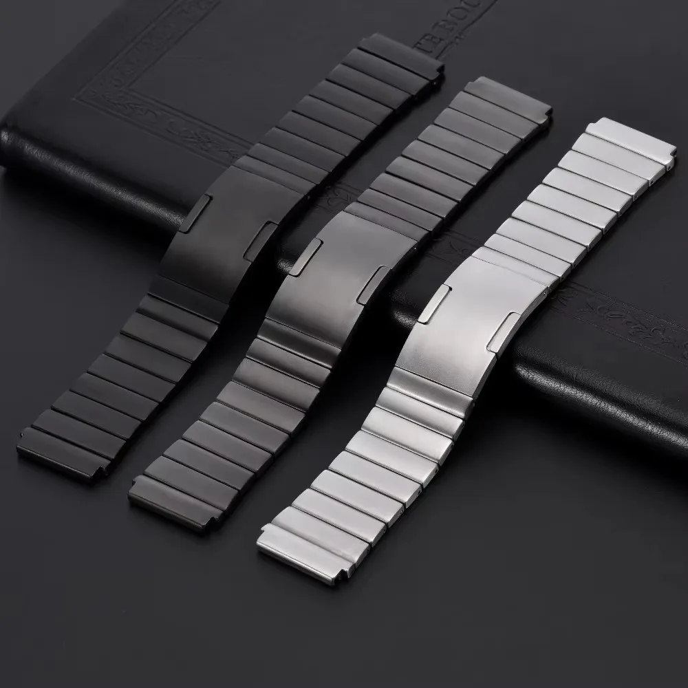 Premium Titanium 22mm Quick-Release Strap with Butterfly Buckle
