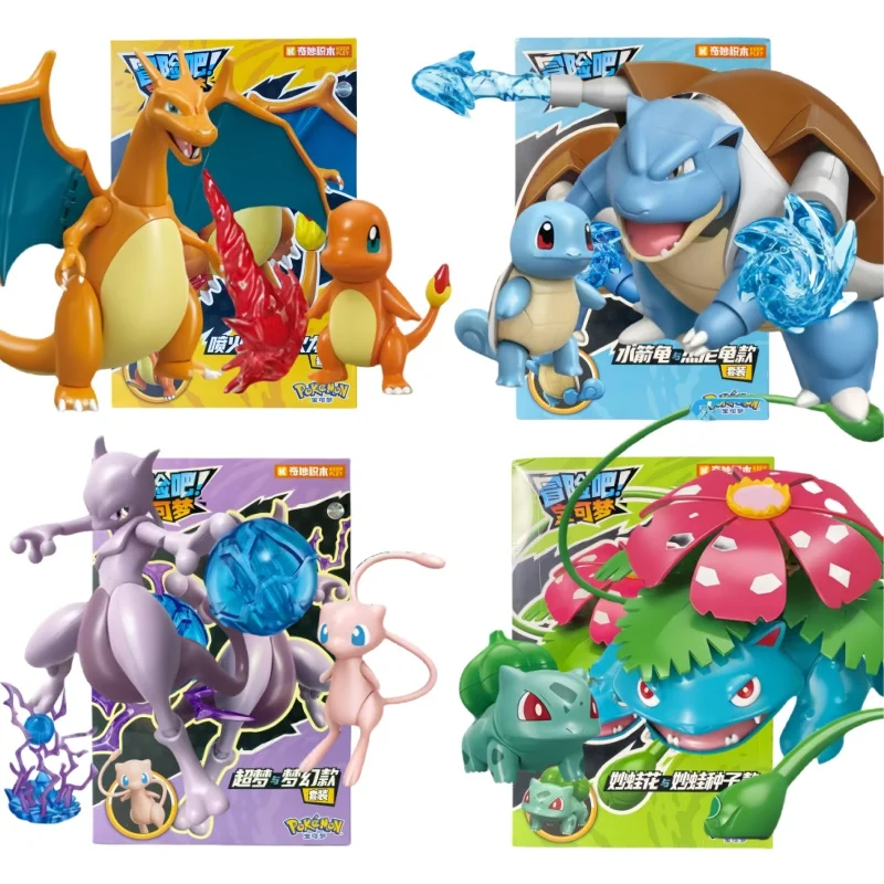 New Pokemon DIY Building Block Toys Pikachu Charizard Mewtwo