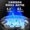 Gas Double Cooker Counter Top Nine Cavity Slam Fire Stove Old Stainless Steel Double Cooker Natural Gas Liquefied Gas 2