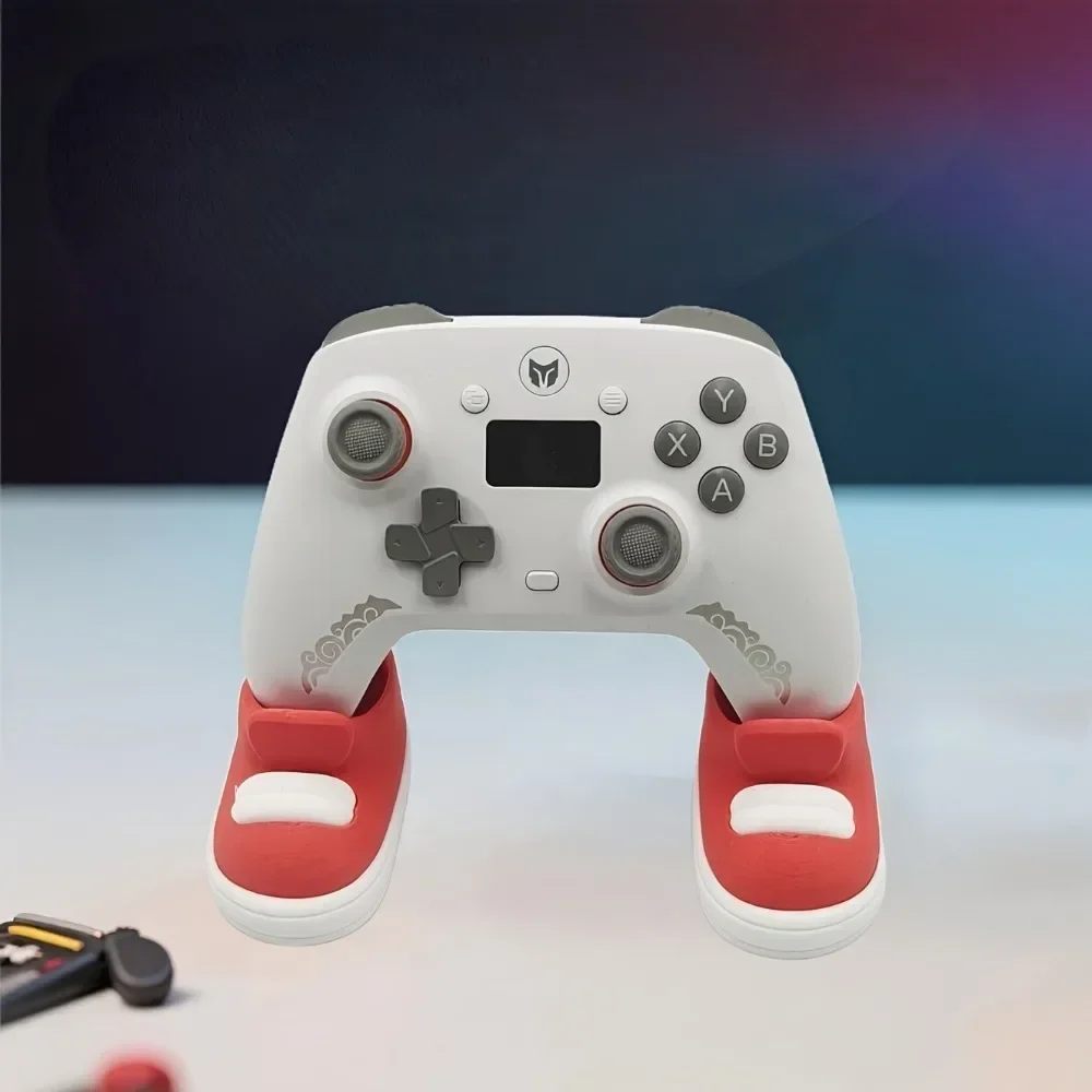 Coppia di supporti per controller creativi a forma di scarpa - Supporto per gamepad colorato per decorazioni di giochi per console - Image 4