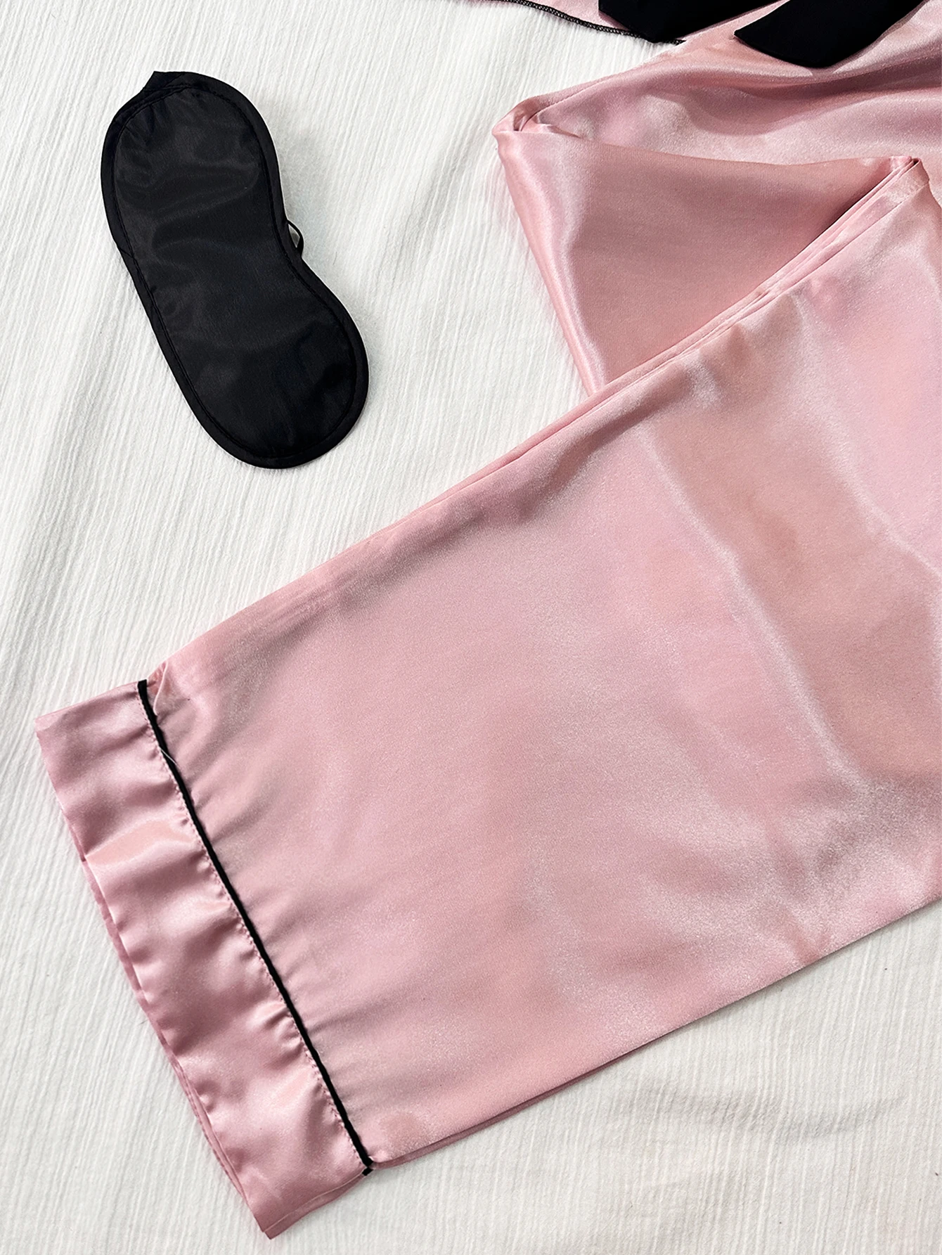 New Satin Ice Silk Women's Pajamas Two-piece Set Breathable Sexy Satin Sleeveless Top Long Pants Women's Pajamas