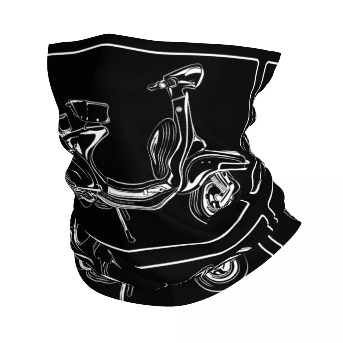 

Бандана для езды на мотоцикле Vespa, многофункциональный головной убор с принтом в виде педали, для езды на велосипеде, унисекс, для взрослых