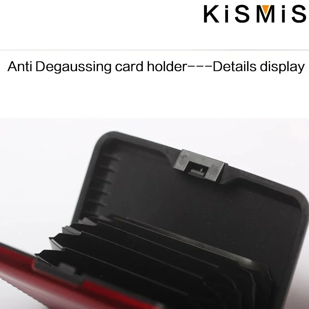 RFID Blocking Aluminum Card Case Credit Card Protector Business Holder Metal ID Organizer Wallet 6 Slots for Women Men wallet card holder credit card wallet credit card holder card holder card wallet id card case business card holder id card holder document card wallet wallet card bag