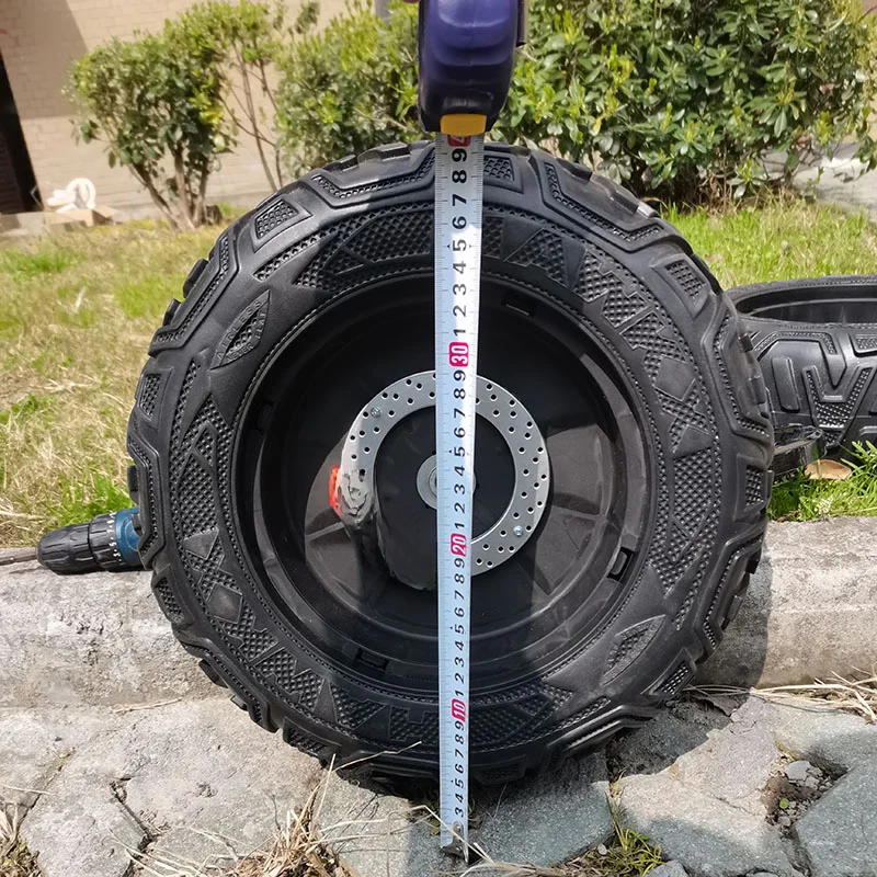 40cm 고무 바퀴 어린이 장난감 자동차 액세서리 자동차 큰 타이어 장난감 어린이 수정 거품 소프트 휠 후면