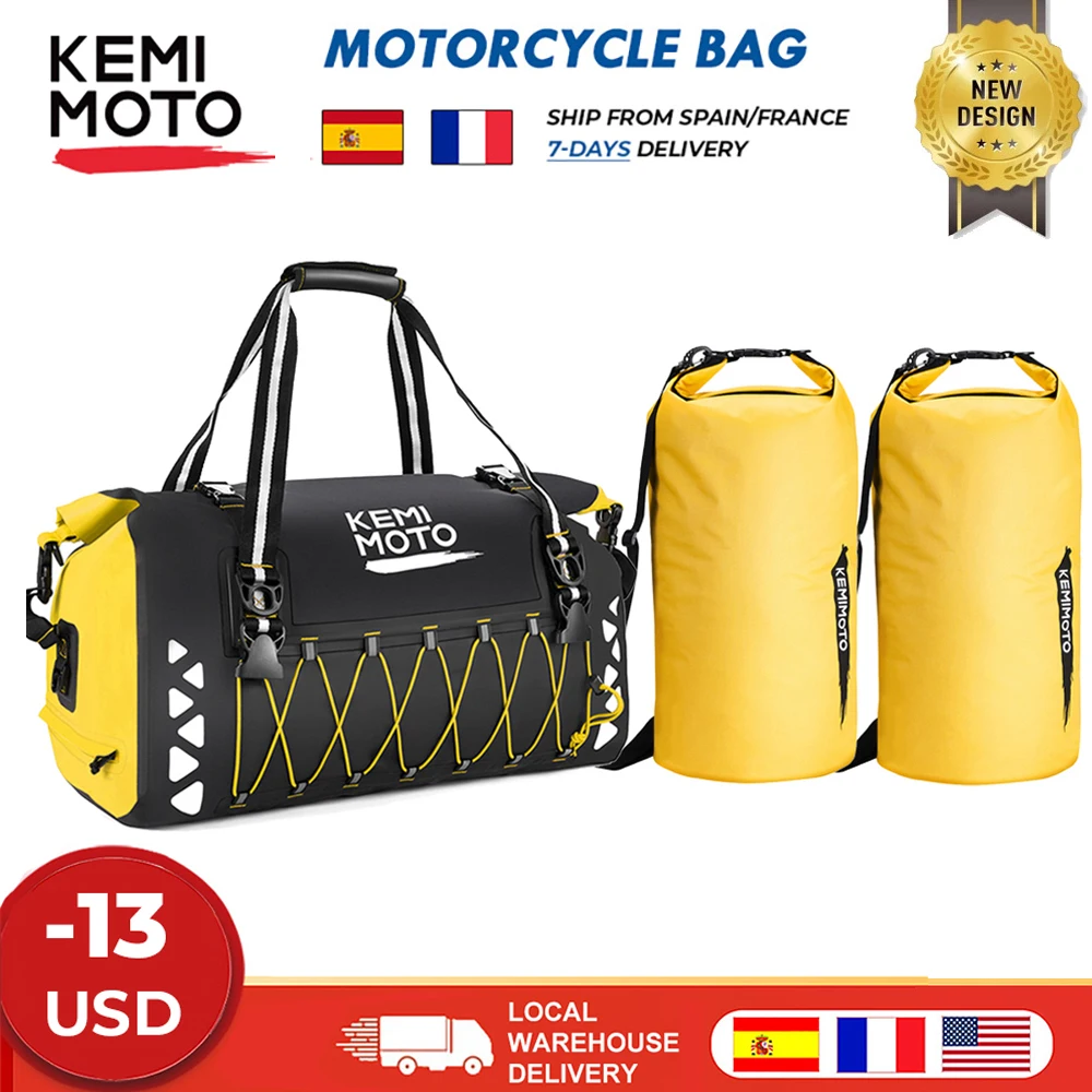 30L PVC Motorcycle Bag Outdoor Diving Swimming Shoulder Waterproof Dry Sack Bag 