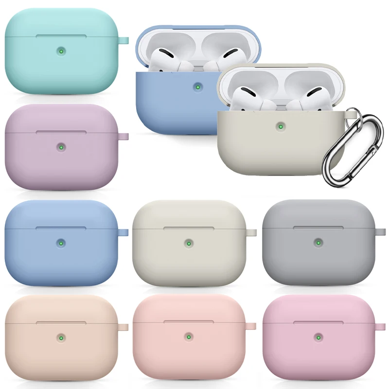 Custodia In Silicone Per Apple Airpods Pro 2019 Cover Custodia Protettiva Per Auricolari Custodie Per Cuffie Custodia Protettiva Per Apple Airpods Pro