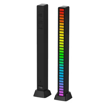 Taśma LED światło kontrola dźwięku odbiór rytm światło muzyka nastrojowe oświetlenie USB energooszczędna lampa oświetlenie otoczenia RGB kolorowa tuba tanie i dobre opinie ACEHE CN (pochodzenie) Type-c Acrylic DC-5V 1A
