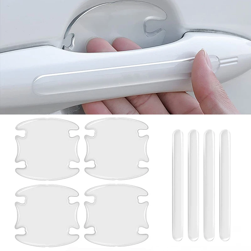 Car Door Handle Bowl Scratch Protective Invisible Transparent Protector