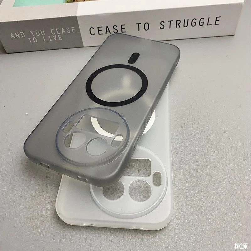 MagSafe Magnetic Matte Transparent Soft Silicone Protective Case