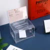 Piggy Banks Donation Box Suggestion Box Clear Acrylic Ballot Box multiuse Money Saving Banks For Fundraising with key Only Save 1
