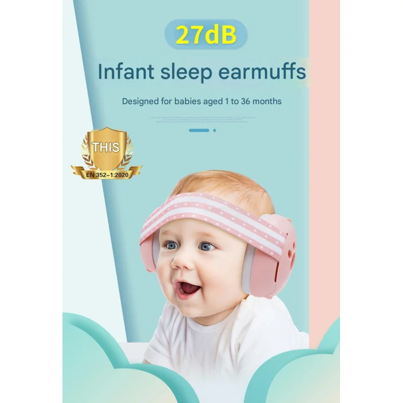 Noise Cancelling Ear Muffs Baby For Children Sleeping Studying Stress Relief Noise Reduction