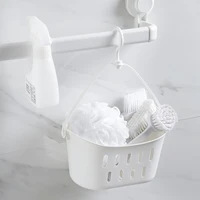 Bathroom Hanging Drain Basket With Rack Shower Storage Sink Holder Hook Kitchen Sundries Hanging Organizer Basket 2
