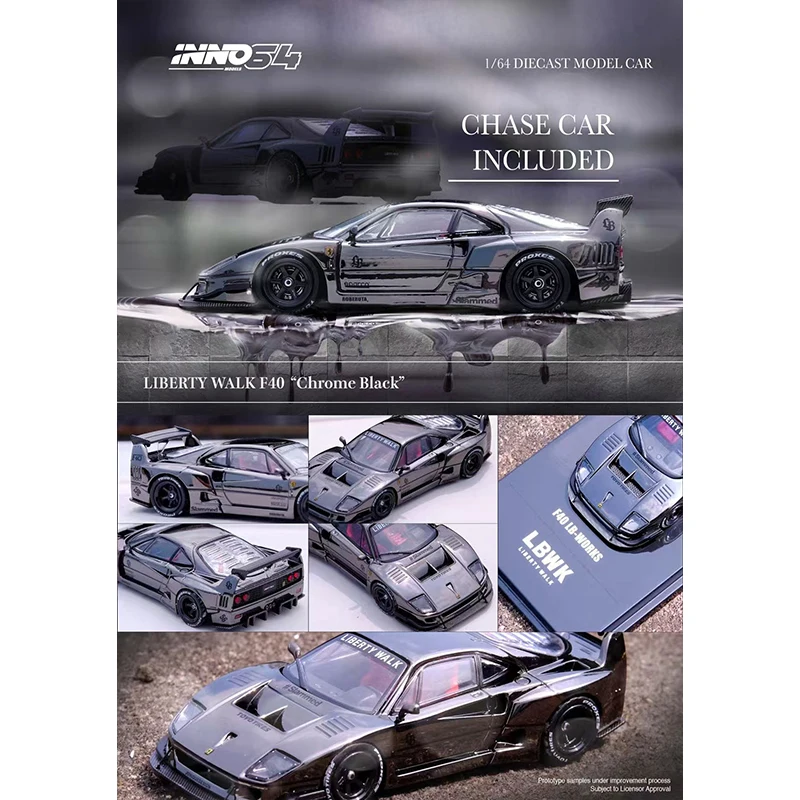 STANCE 1/64 INNO BLACK CHROME F40 限定品 STANCE 1/64 INNO BLACK CHROME F40 限定品 - メルカリ