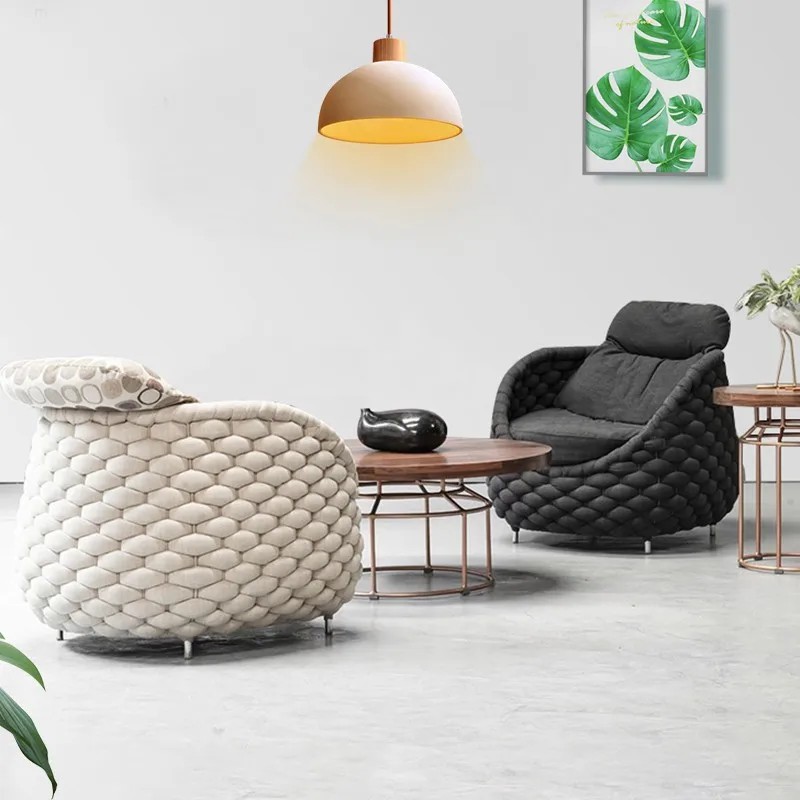 

Outdoor Sofa, Rattan Weave, Courtyard, Bird's Nest, Balcony, Rattan Chair, Tea Table, Waterproof, Sunscreen, Leisure Furniture