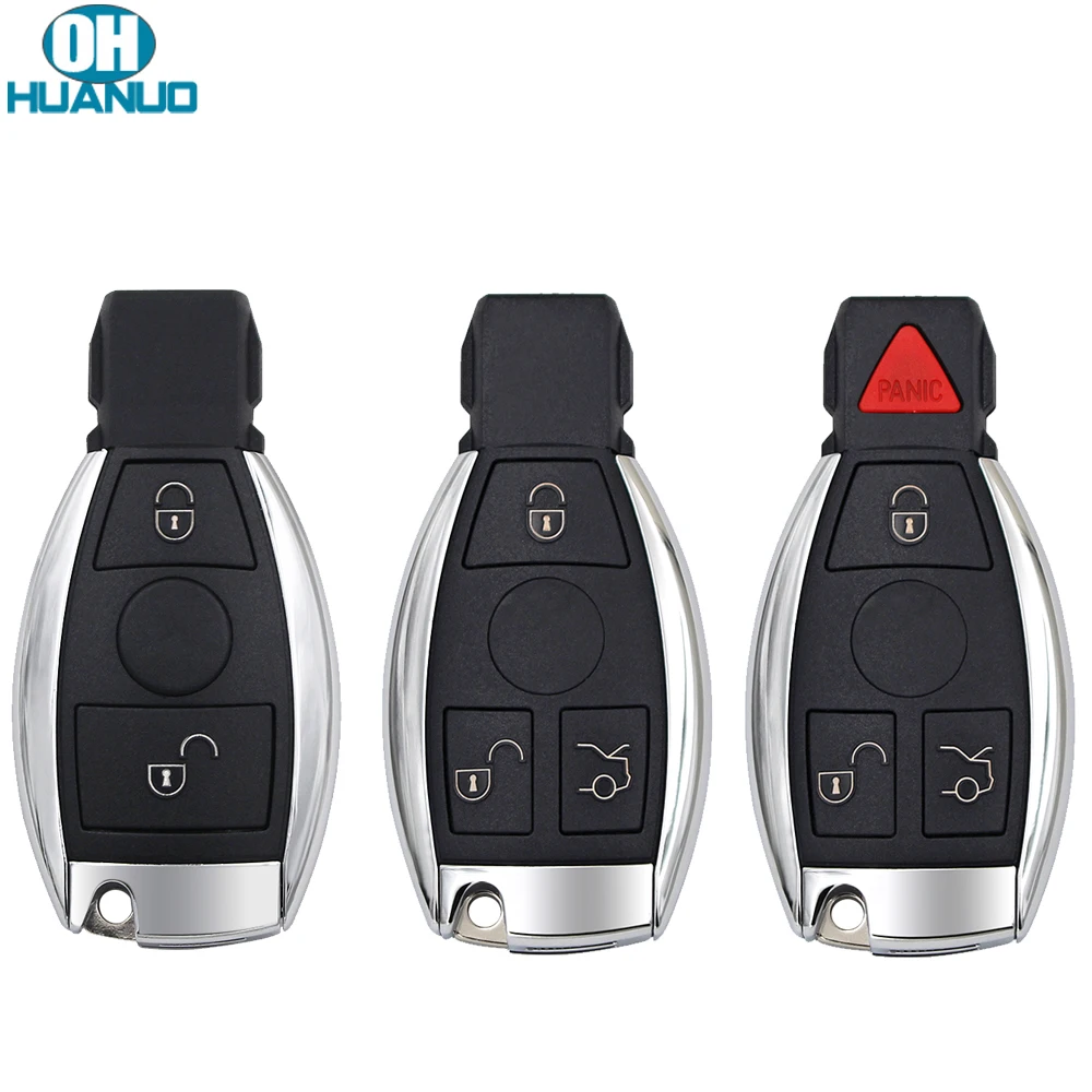 2/3/4 buttons BGA NEC Replace Car Remote Control Key Shell For MB W203 W204 W205 W210 W211 W212 W221 W222