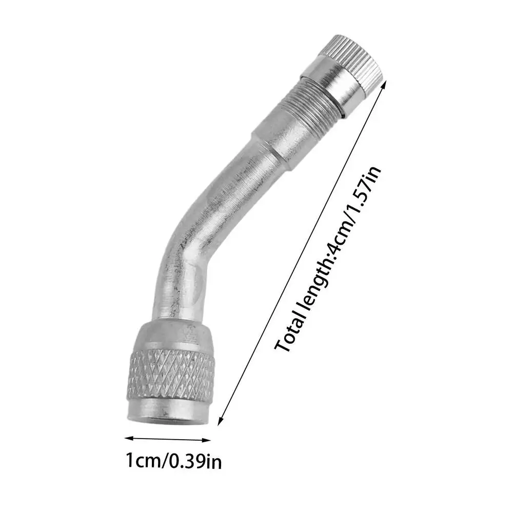 Pack De 10 Extensiones De Válvula Para Neumáticos - 115 Mm, 180°, Universal Para Coche, Moto, Bici