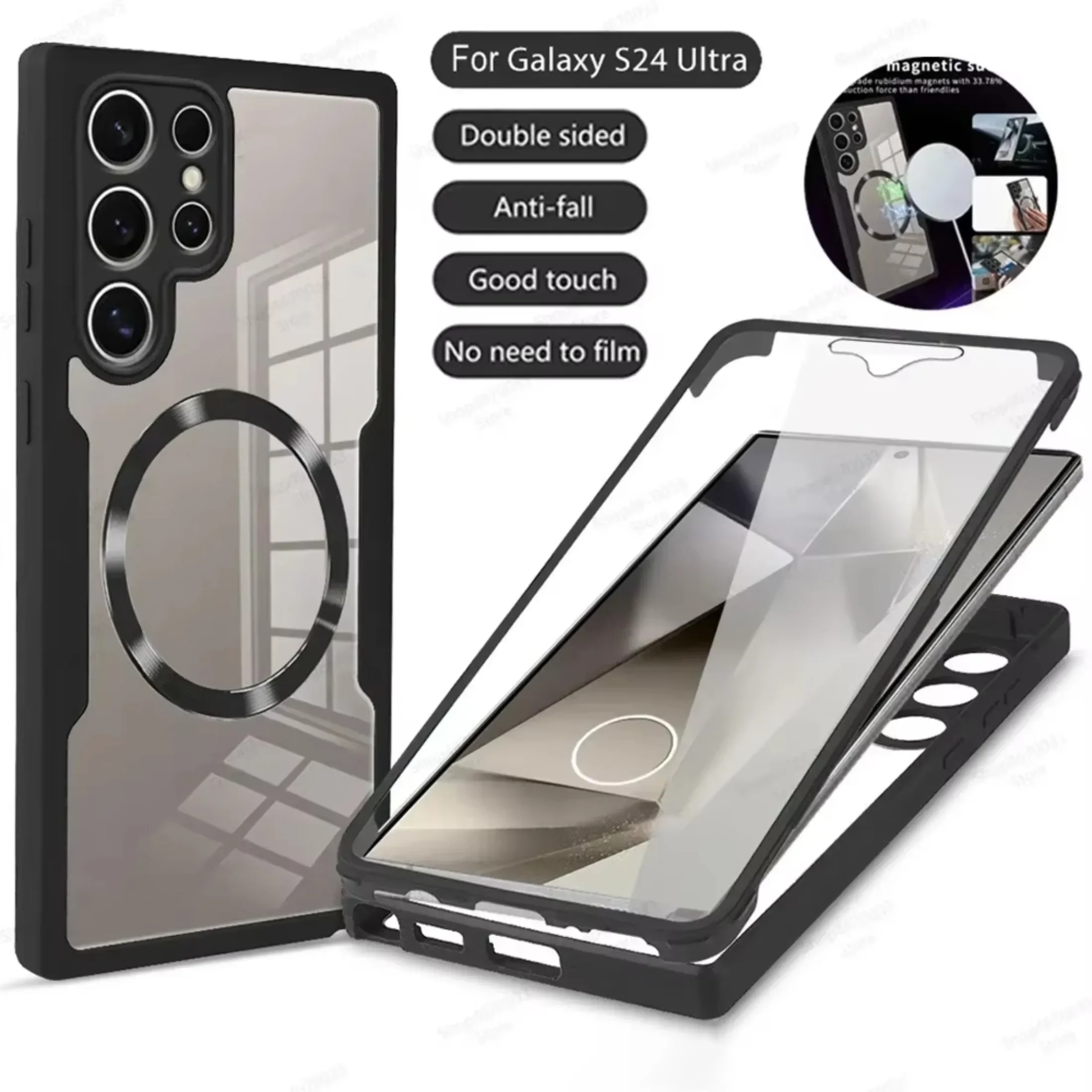 Magsafe-Compatible All-Inclusive Anti-Drop Armored Phone Case