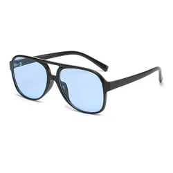 Vintage Large Frame Retro Polarized Sunglasses - Classic 90s Pilot Style UV400 Protection (Polarized)