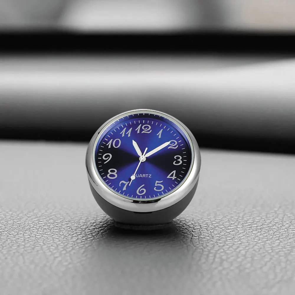 

Mini Thermometer Hygrometer Car Interior Decoration Blue Home Automobiles Interior Decoration and Humidity Meter Car Accessories