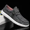 Loafers Men Canvas Shoes for Men Walking Shoes Breathable Slip on Flats Vulcanized Shoes Outdoor Light Men's Driving Footwear 3