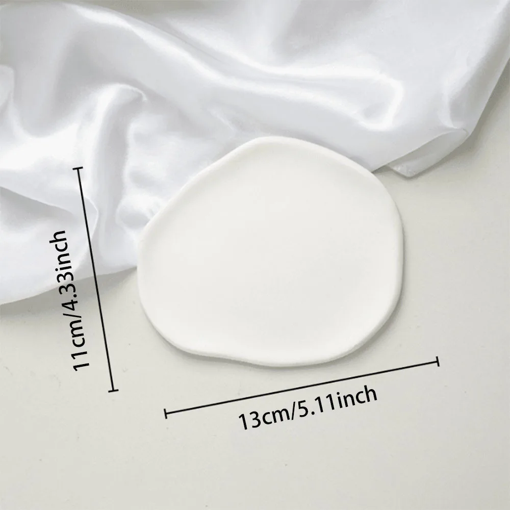 1pc Elegant White Jewelry Tray Organizing Rings Earrings Necklaces and Bracelets Durable and Stylish Jewelry Di resin jewellery tray jewelry display tray