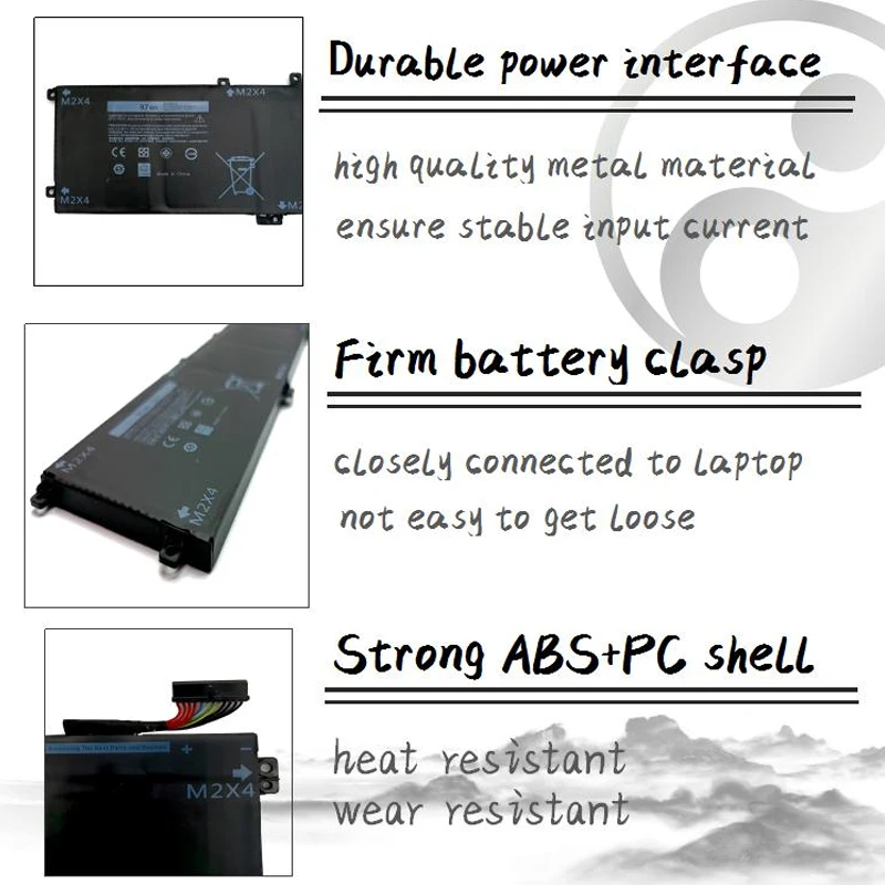 SupStone-Batterie d'ordinateur portable 6GTPY 050Rivière C, Dell