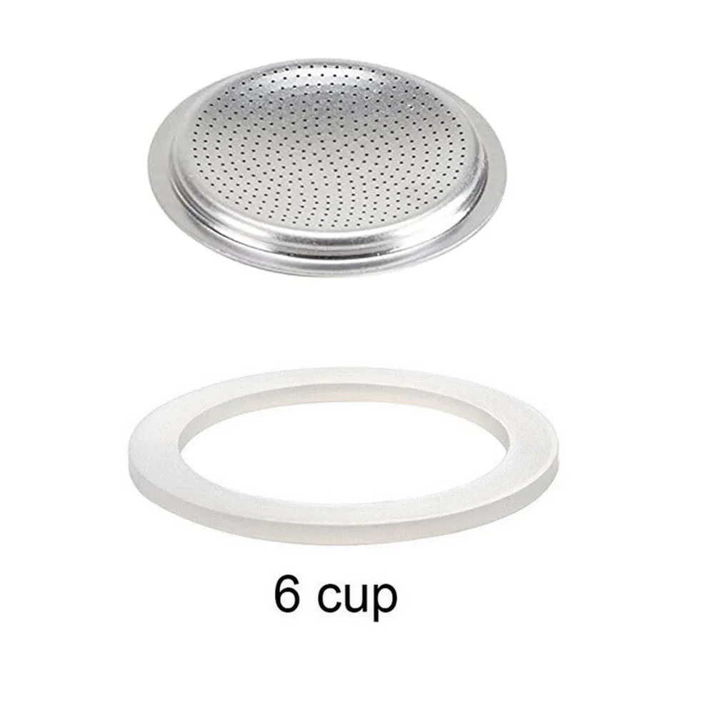 

Mocha Pot Aluminum Coffee Pot Silicone Rubber Ring Food Grade Gasket Sealing Ring Mocha Pot Accessories Filter Rubber Ring