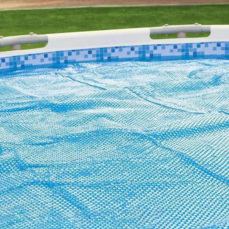 Swimming Pool Cover Solar Pool Protection Cover Rectangle Insulated Bubble Pool Heating Cover UV-resistant Solar Blanket Swimming Pools
