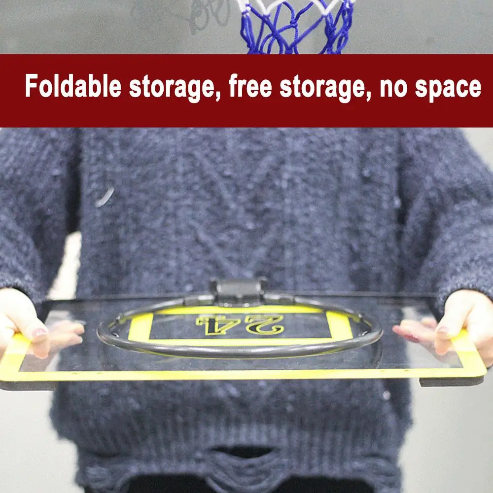 Description Picture 6 of itemKids Mini Basket Ball Board Toy Set Children Hanging Basketball Hoop Indoor Door Wall Mounted Shot Sport Trainer Toy Boy Gift