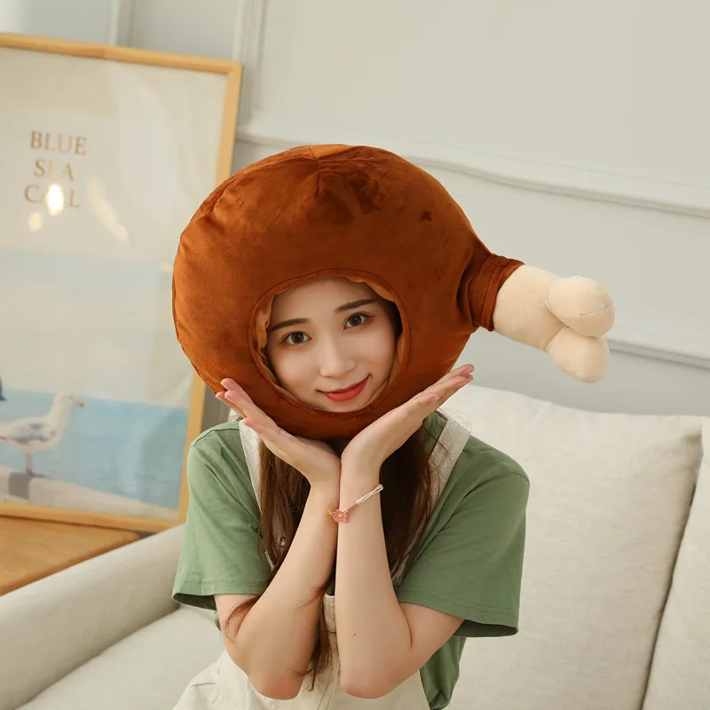 

Chicken Leg Hat Cartoon Animal Headwear Funy Cute Festival Halloween Carnival Party Anime Cosplay Unisex