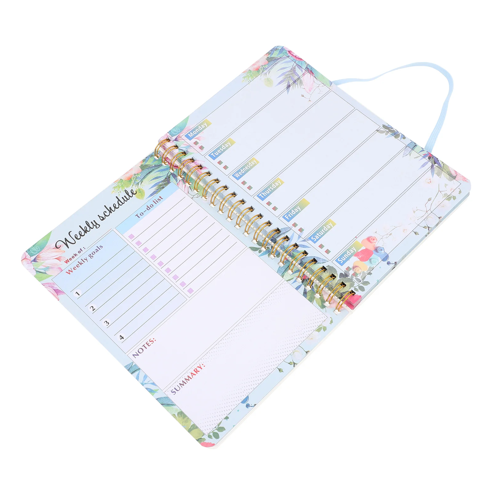 

English Notepad Coil Schedule Notebook Daily Planner Notebook Student Notepad
