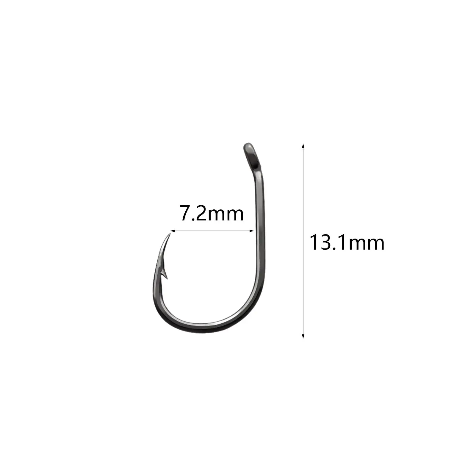 50x Fly Fishing Hooks Fishing Tackle Accessories Fly Tying Materials Supplies Heavy Duty Fly Tying Hooks for Sports Saltwater