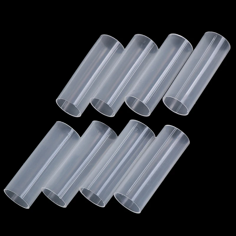 6cm plastic 18650 battery holder tube For flashlight torch lamp light 8Pcs battery holder box