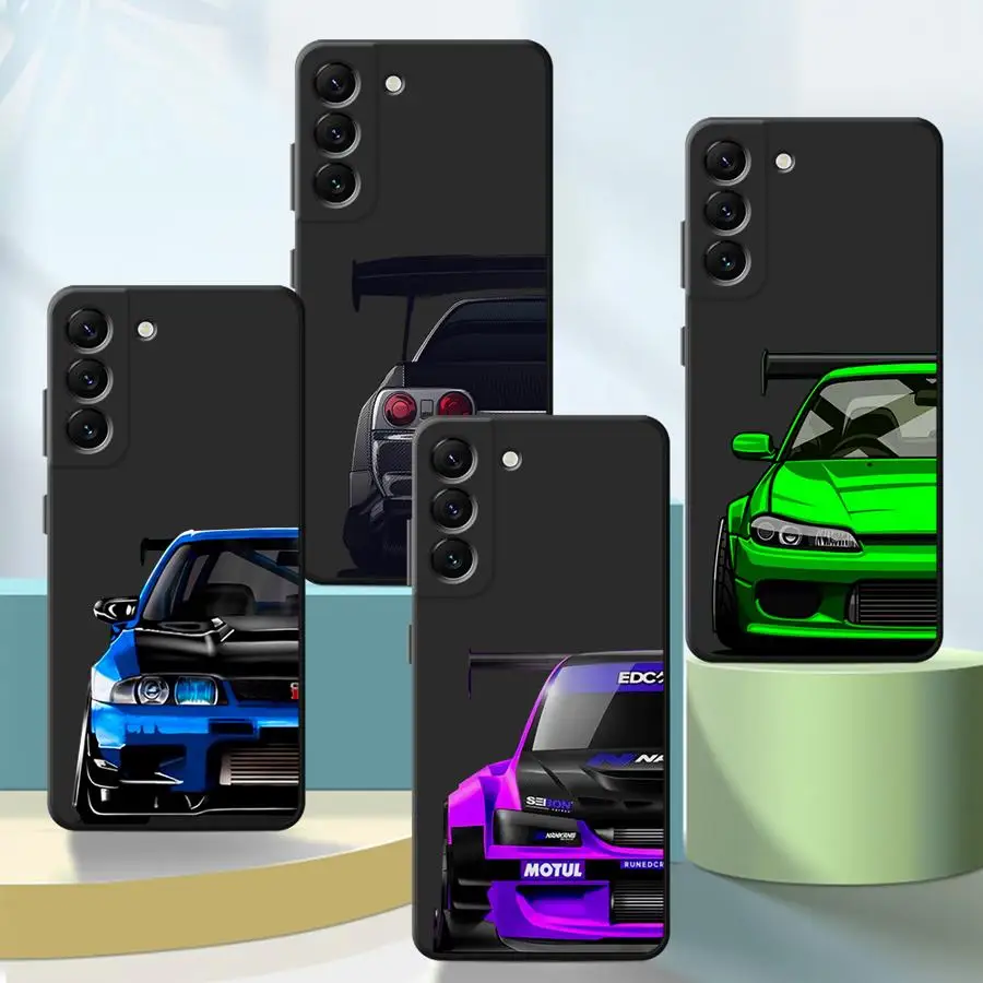 Coque de téléphone de voiture japonaise JDM Drift, pour Samsung Galaxy A10 A20 A50 A15 A16 A70 A02 A03 A04 A05 A06 s e A30 Core A12 A13 A14