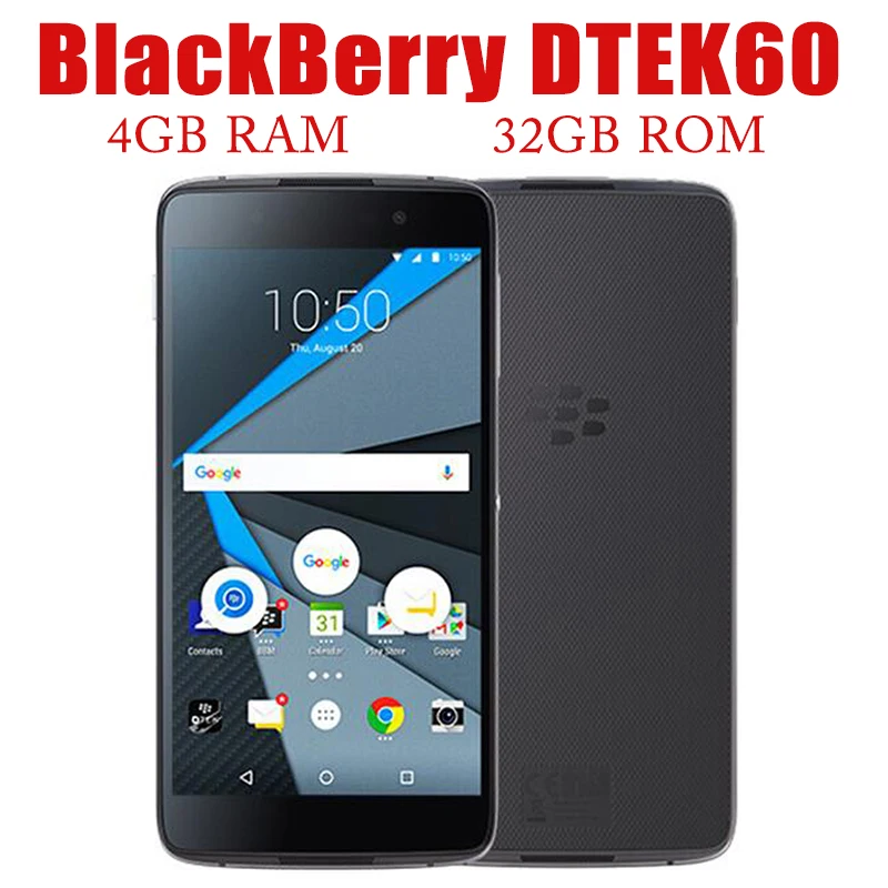 Telefono Cellulare Blackberry Dtek60 Sbloccato Originale 4Gb Ram 32Gb Rom 21Mp 5.5 ''Fotocamera Mobile Bluetooth Smartphone Touch Screen Wifi