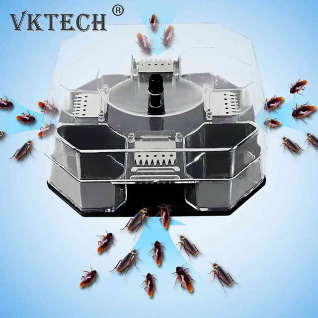 Bug Roach Gyilkos Csapda Újrahasznosítható Háztartási Csótány Ártalmatlan Visszatelepítő Otthoni Konyhai Csalit Tartalmaz - Image 5