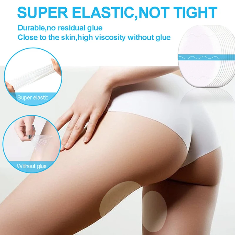 12Pcs Invisible Anti-Chafing Thigh Tapes Unisex Disposable Thigh Pads Body Care Anti-friction Patches Protector Rubbing Stickers anti chafing thigh tapes