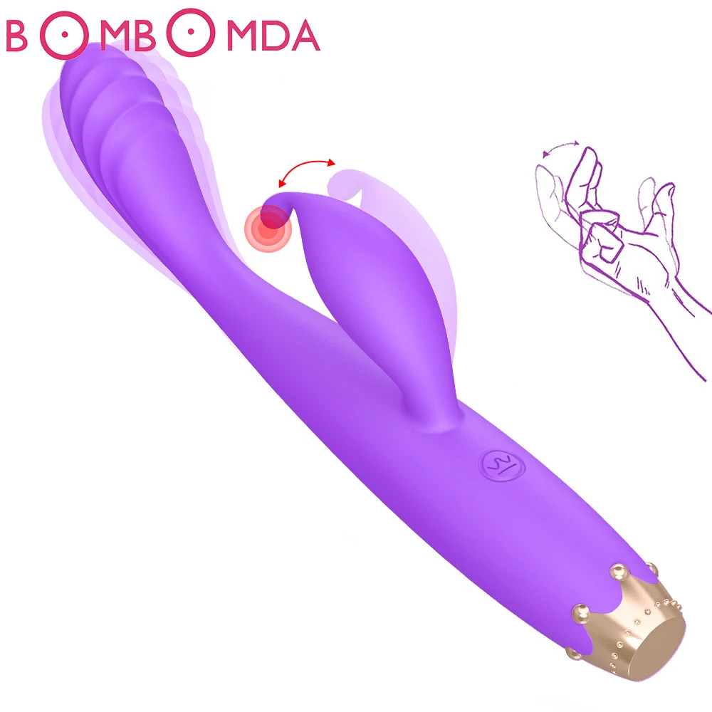 Vibratore Punto G per Principianti per Donne Orgasmo a Forma di Dito Potenti Vibrazioni Stimolatore del Clitoride del Capezzolo Giocattoli del Sesso_voghion.com