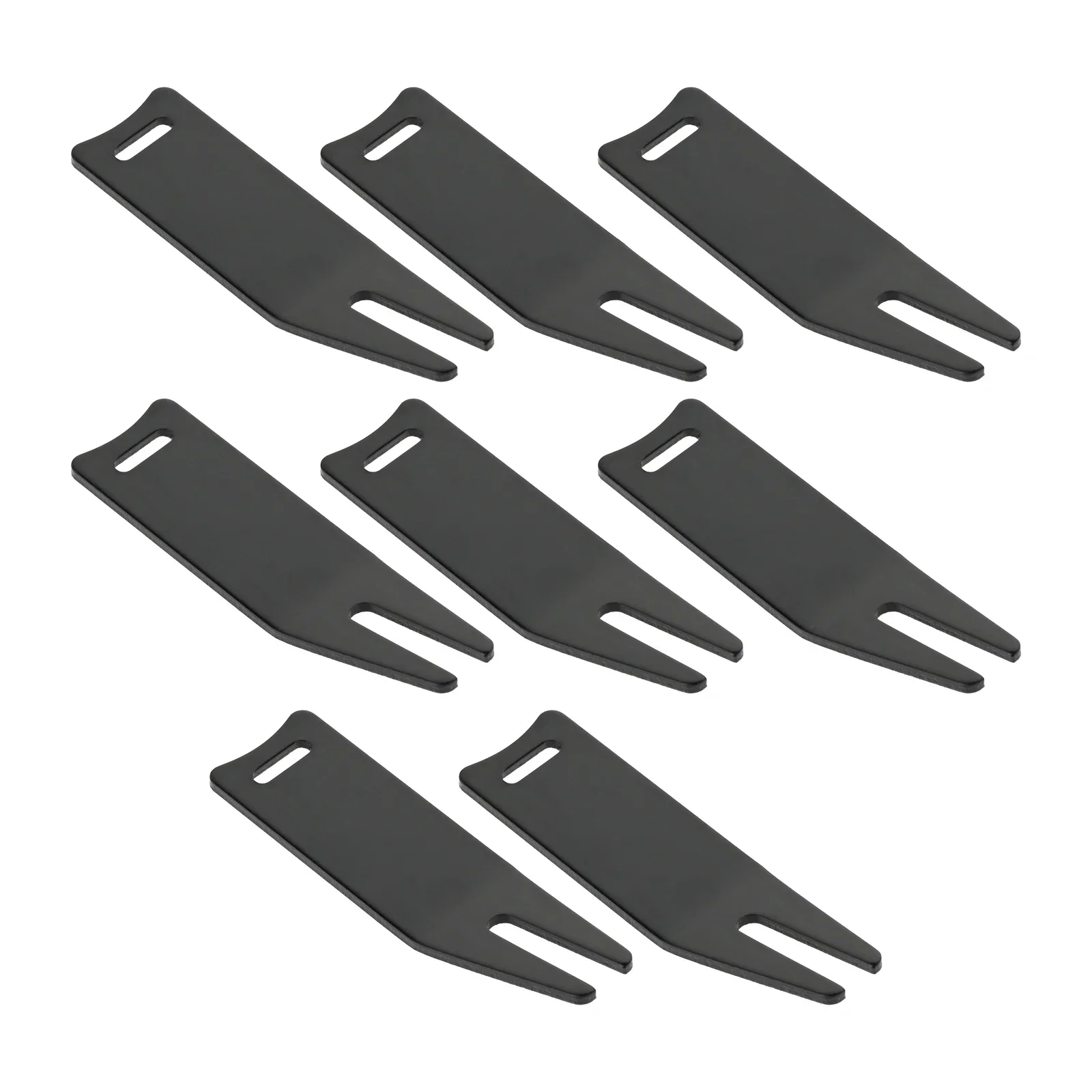 8Pcs Aluminum Alloy Bending Golf Divot Repair Tool Ball Marker Putting Fork Pitch Groove Cleaner Tools Lawn Maintaining Fixing 5