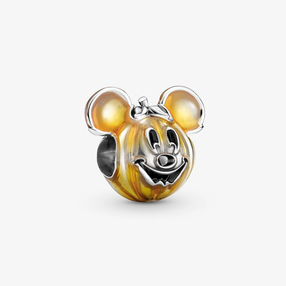 Fit Original Pandora Charms Bracciali Disney Mickey Mouse Pumpkin Charm Beads Jewelry Berloque