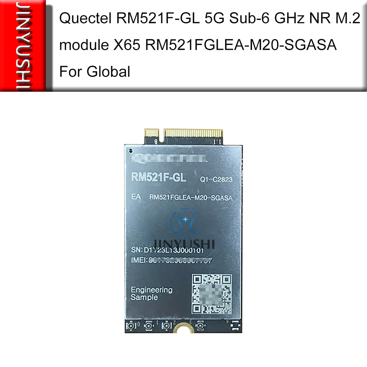

Quectel RM521F-GL Global 5G Sub-6 GHz NR M.2 module X65 RM521FGLEA-M20-SGASA LTE-A Compatible EM12-G EM120R-GL EM06 EM160R