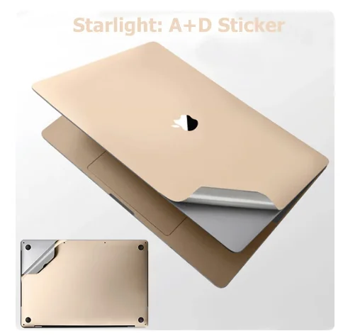 Body Protector Sticker for MacBook M3 Air 15 13.6 A2941 M2 A2681 Palms Guard Rest Cover Trackpad Protector Sticker laptop sticker trackpad protector macbook cover set