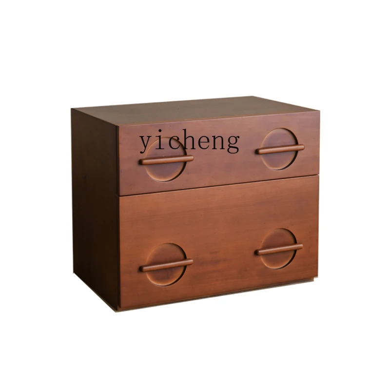 

YY Nordic Solid Wood TV Cabinet Simple Modern Small Apartment TV Stand Combination